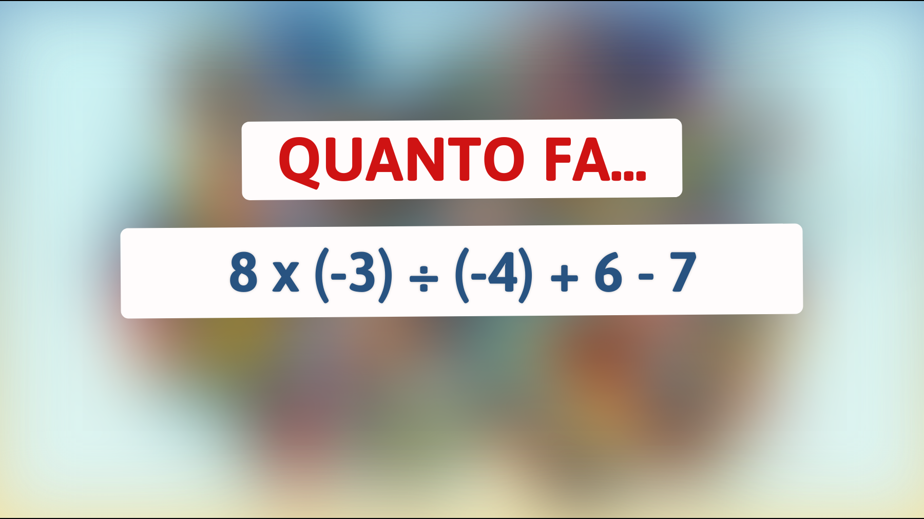 \"Soli i veri geni possono risolvere questo indovinello matematico: ci riuscirai anche tu?\""